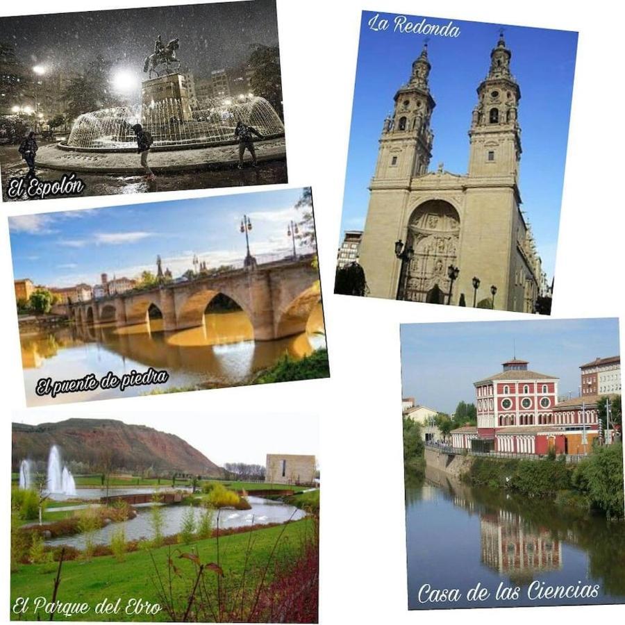 Atico Con Encanto En El Centro De Logroño Kültér fotó
